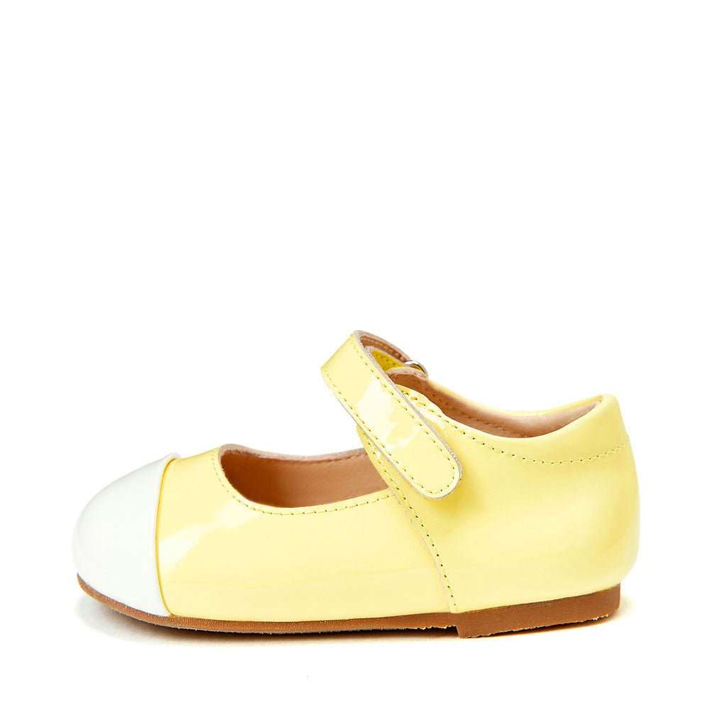 Jenny PL Yellow/White Leather White for girls by Age of Innocence, 25 - Age of Innocence - Premium Quality Shoes Jenny PL Yellow/White Leather White for girls by Age of Innocence, 25 - Age of Innocence - Premium Quality Shoes