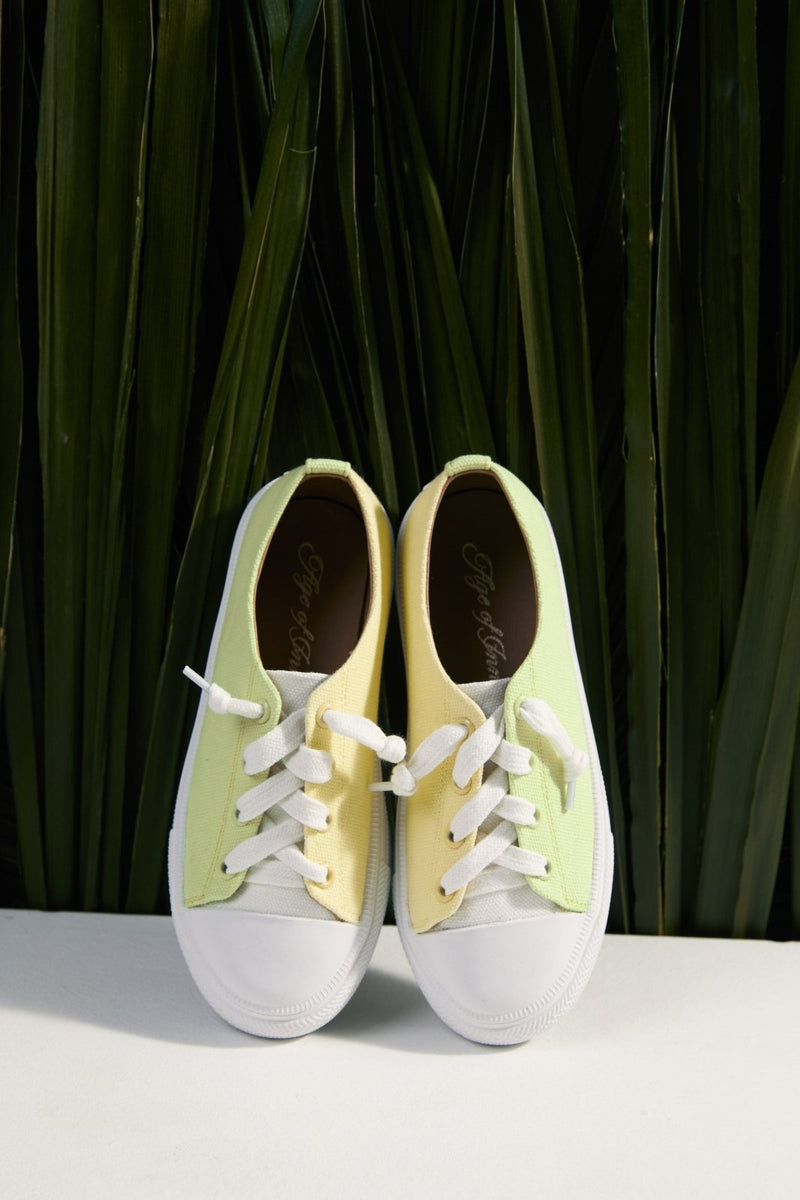Jody Green/ Yellow/ White Sheakers by Age of Innocence