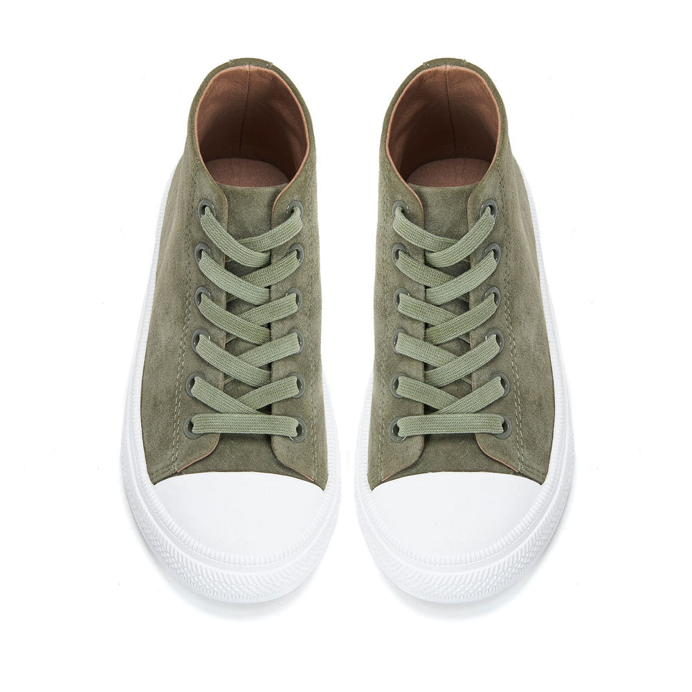 Johny High Khaki Sneakers by Age of Innocence