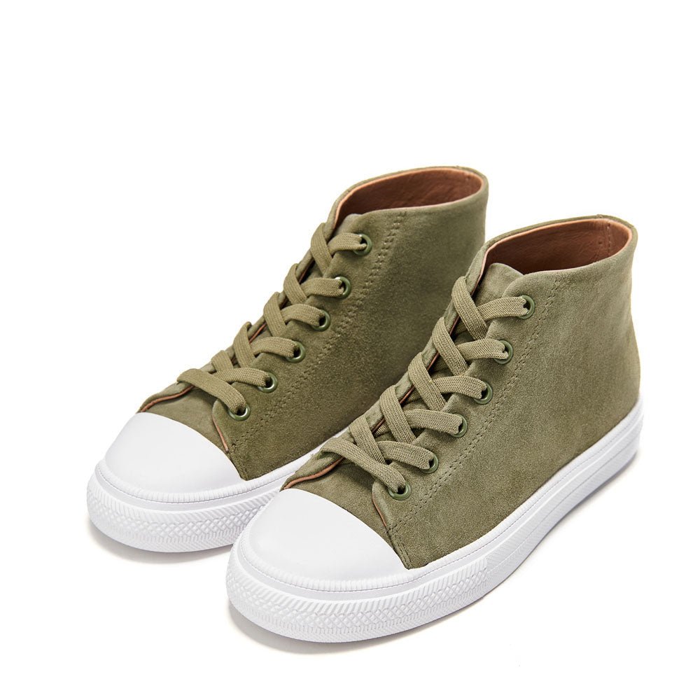 Johny High Khaki Sneakers by Age of Innocence