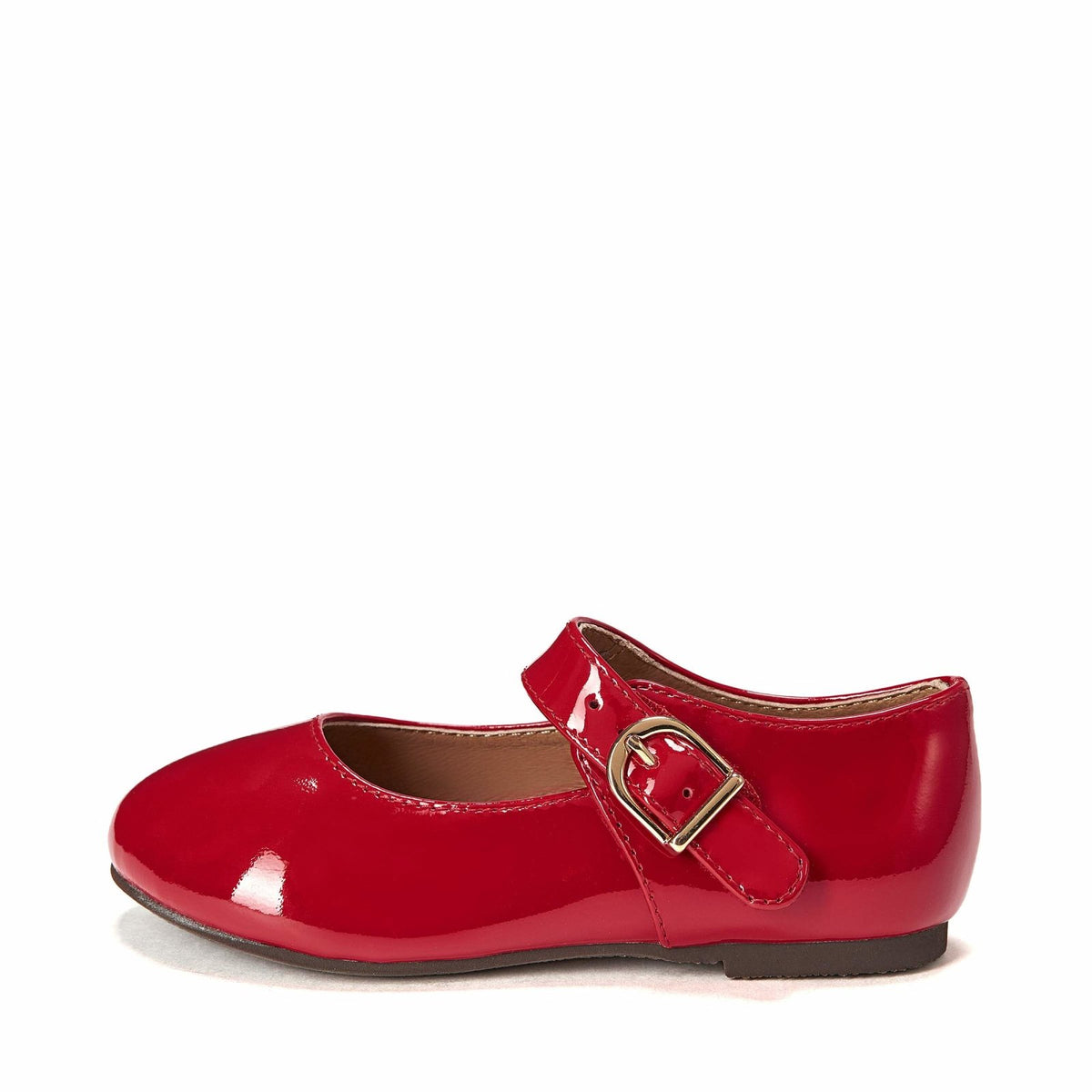 Age of Innocence Juni 2.0 Patent Leather Round-Toe Mary Jane Shoes | Red | 30 | Genuine Leather/Rubber/Polyamide | Adult | Kids | Maisonette