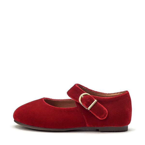Juni Velvet Red Shoes by Age of Innocence