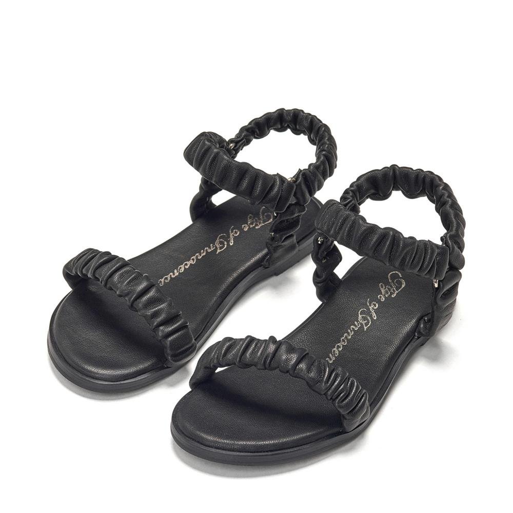 Kyle Black Sandals by Age of Innocence