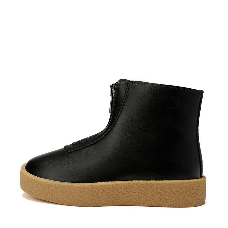 Leah Leather Black Boots by Age of Innocence