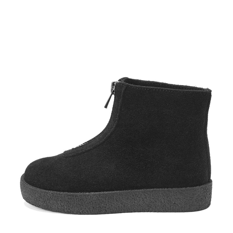 Leah Suede Black Boots by Age of Innocence