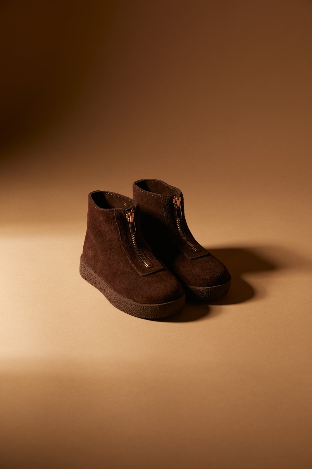 Leah Suede Chocolate Boots by Age of Innocence