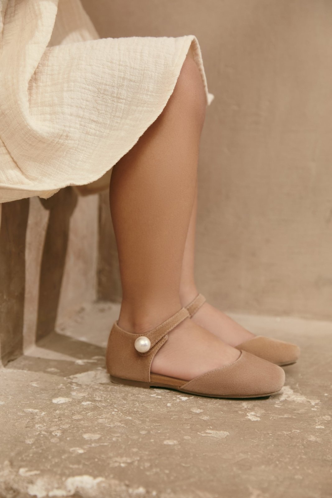 Libby Dark Beige Shoes by Age of Innocence