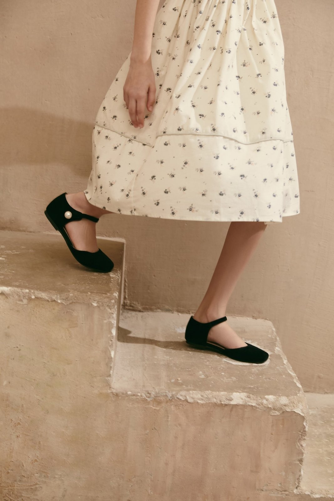 Libby Suede Black Shoes Age of Innocence
