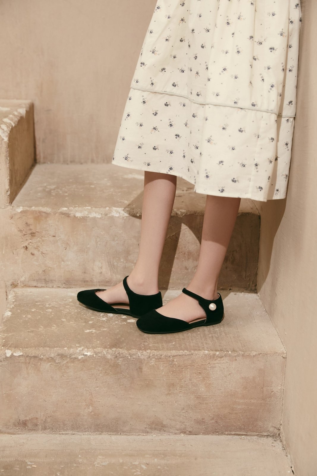 Libby Suede Black Shoes Age of Innocence
