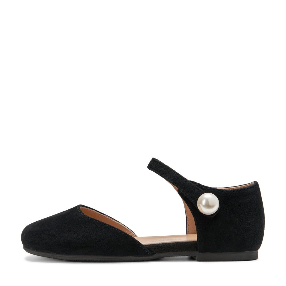 Libby Suede Black Shoes Age of Innocence