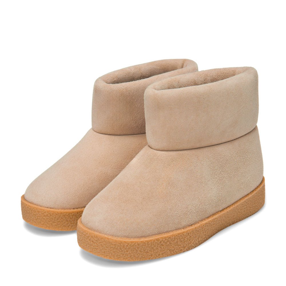 Lou Suede 2.0 Light Beige Boots by Age of Innocence