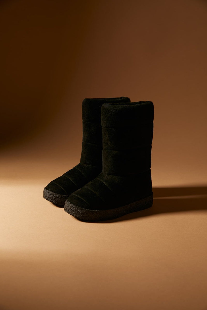 Lou Suede Black Boots by Age of Innocence