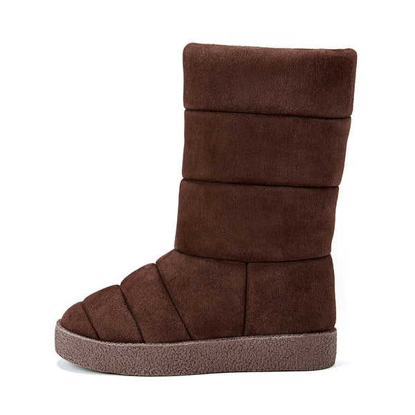 Lou Suede Chocolate Boots by Age of Innocence
