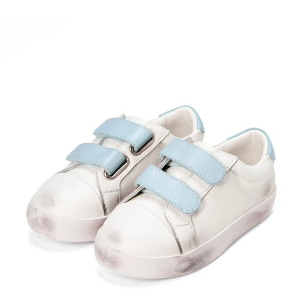 Maeve White/Blue Sneakers by Age of Innocence