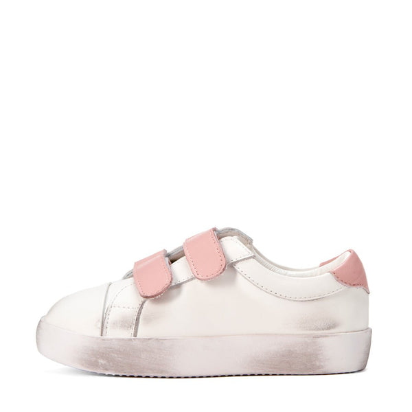 Maeve White/Pink Sneakers by Age of Innocence