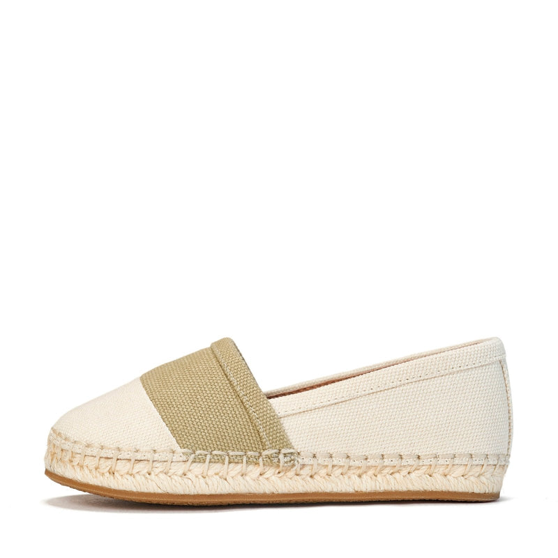 Marcus 2.0 White/Khaki Loafers by Age of Innocence