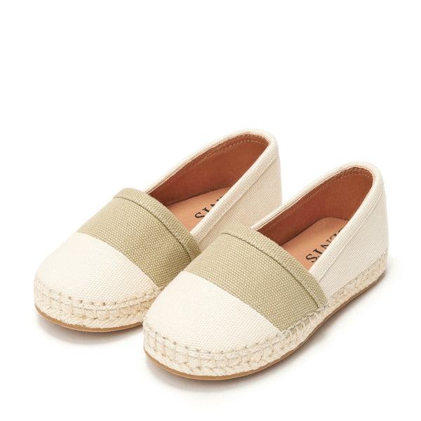 Marcus 2.0 White/Khaki Loafers by Age of Innocence