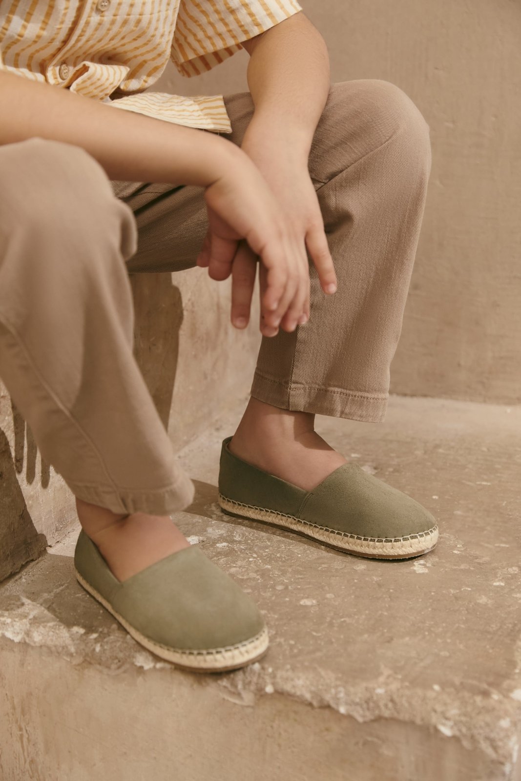 Marcus Suede Khaki Loafers GENTS by Age of Innocence