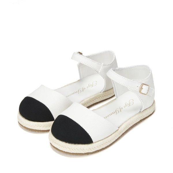 Marissa White/Black Sandals by Age of Innocence
