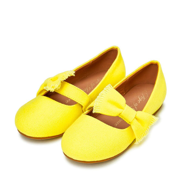 Mia Canvas Yellow Shoes by Age of Innocence