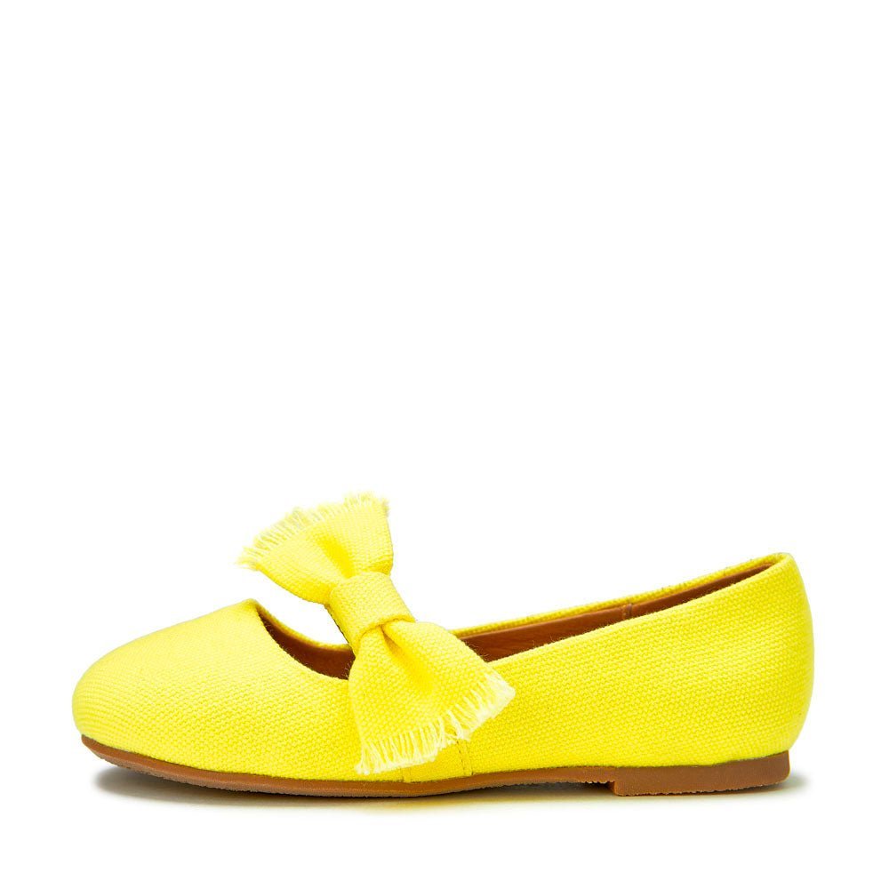 Mia Canvas Yellow Shoes Age of Innocence