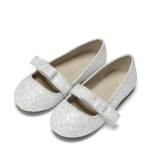 Mia Glitter White Shoes by Age of Innocence