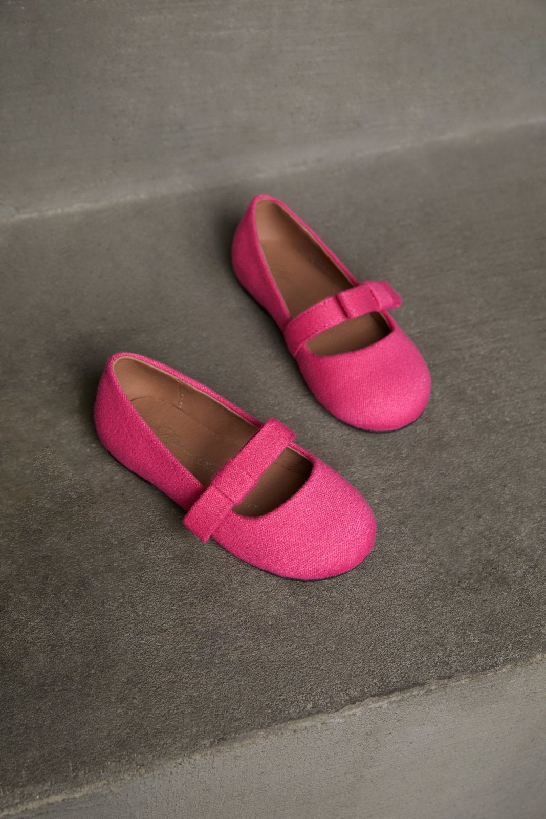 Mia Wool Pink Shoes by Age of Innocence