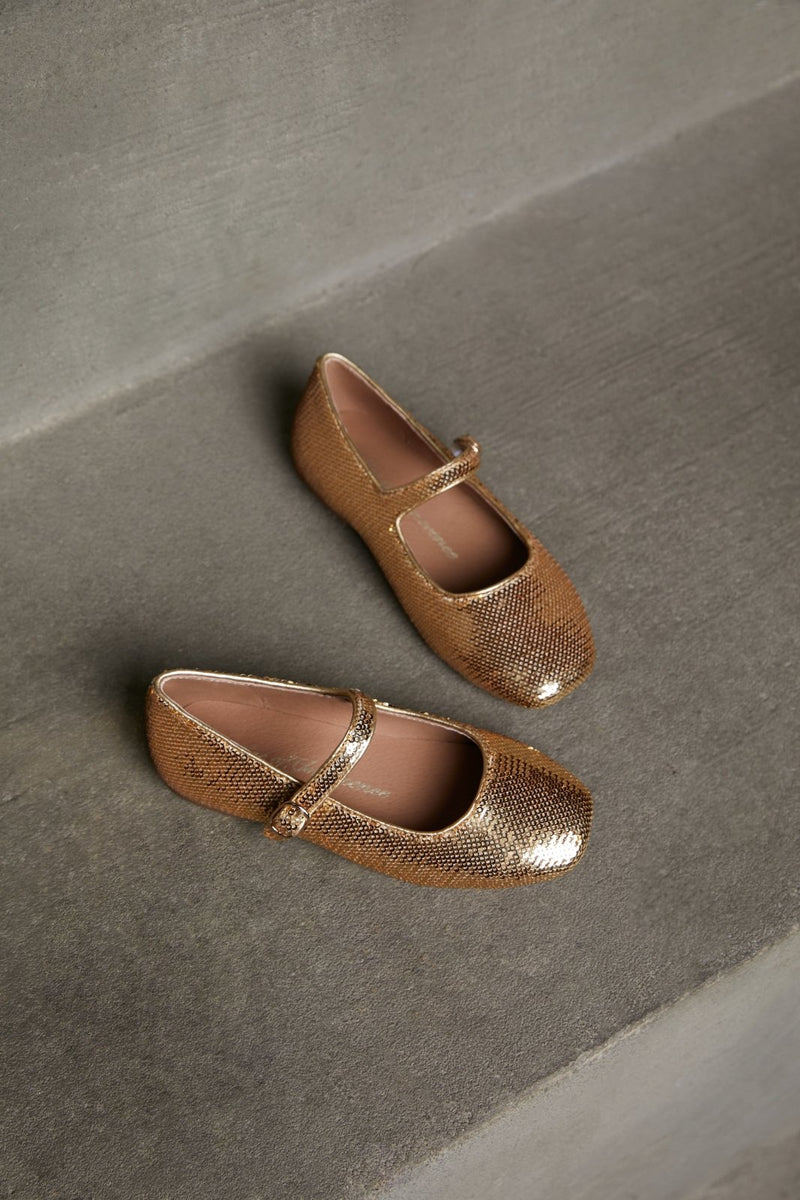 Michelle Gold Shoes by Age of Innocence