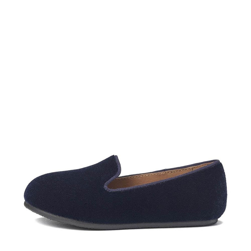 Milo Velvet Navy Loafers by Age of Innocence