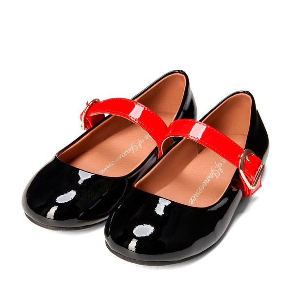 Mindy Black/Red Shoes by Age of Innocence