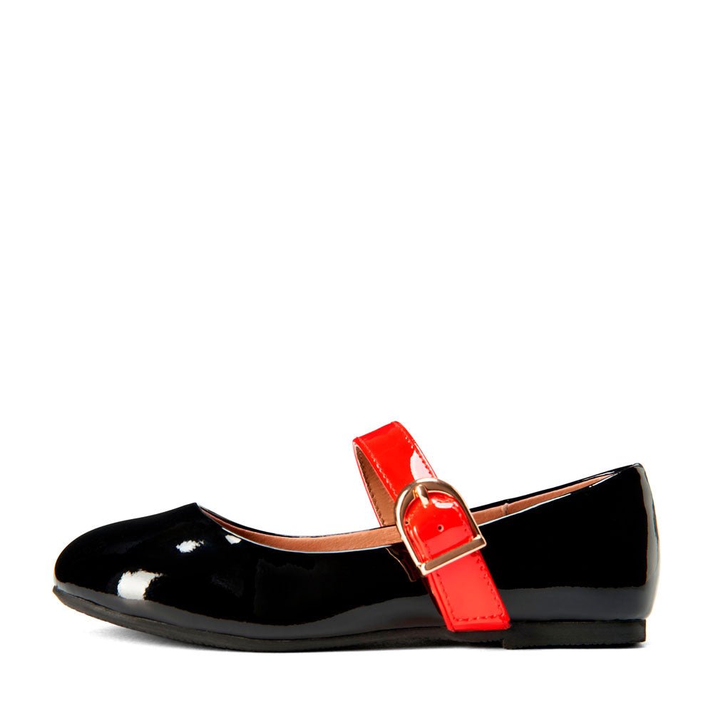 Mindy Black/Red Shoes by Age of Innocence