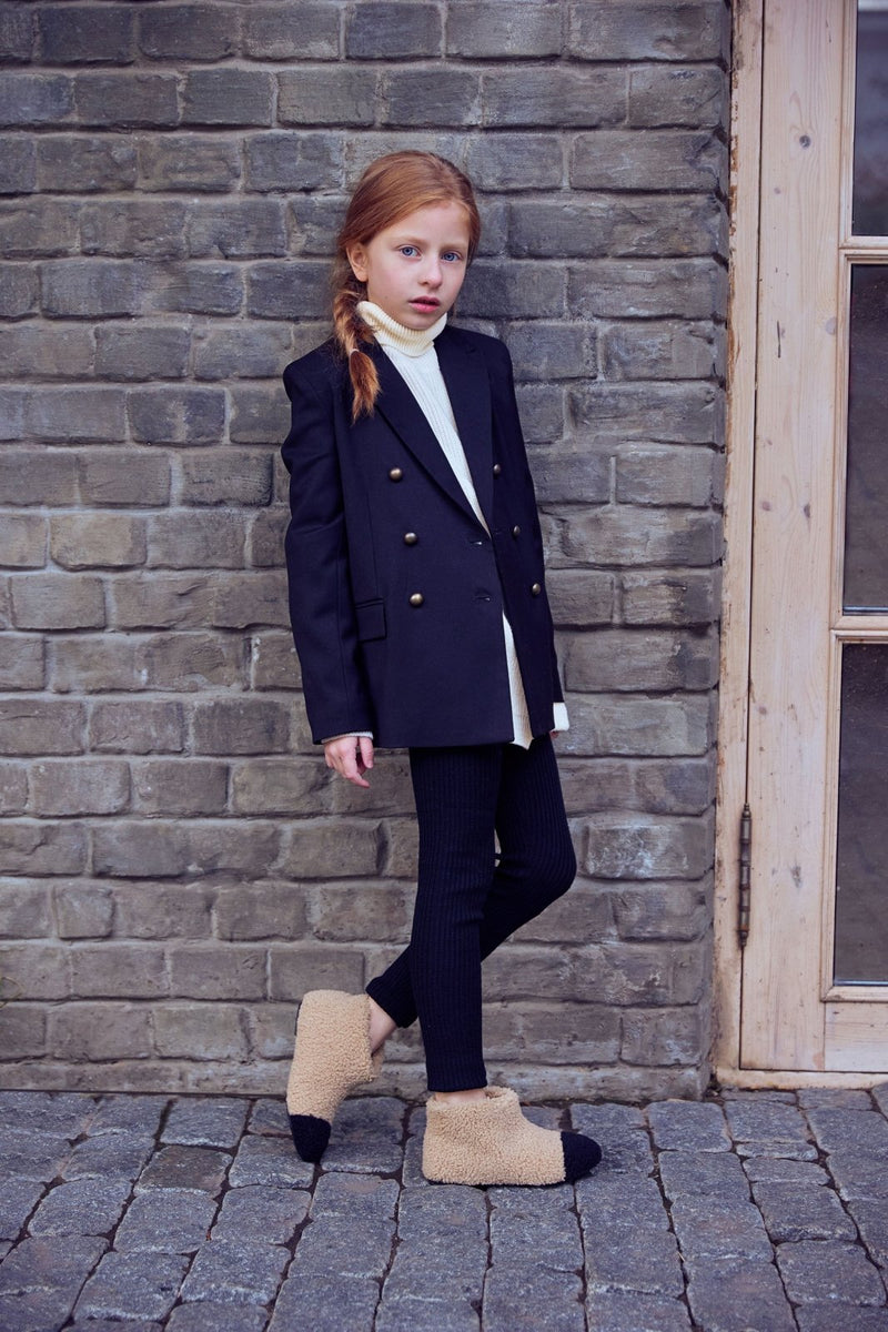 Molly Beige/Black Boots by Age of Innocence