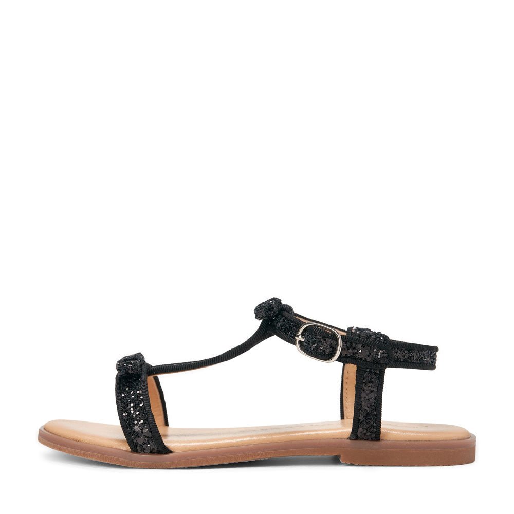 Nell Black Sandals Age of Innocence