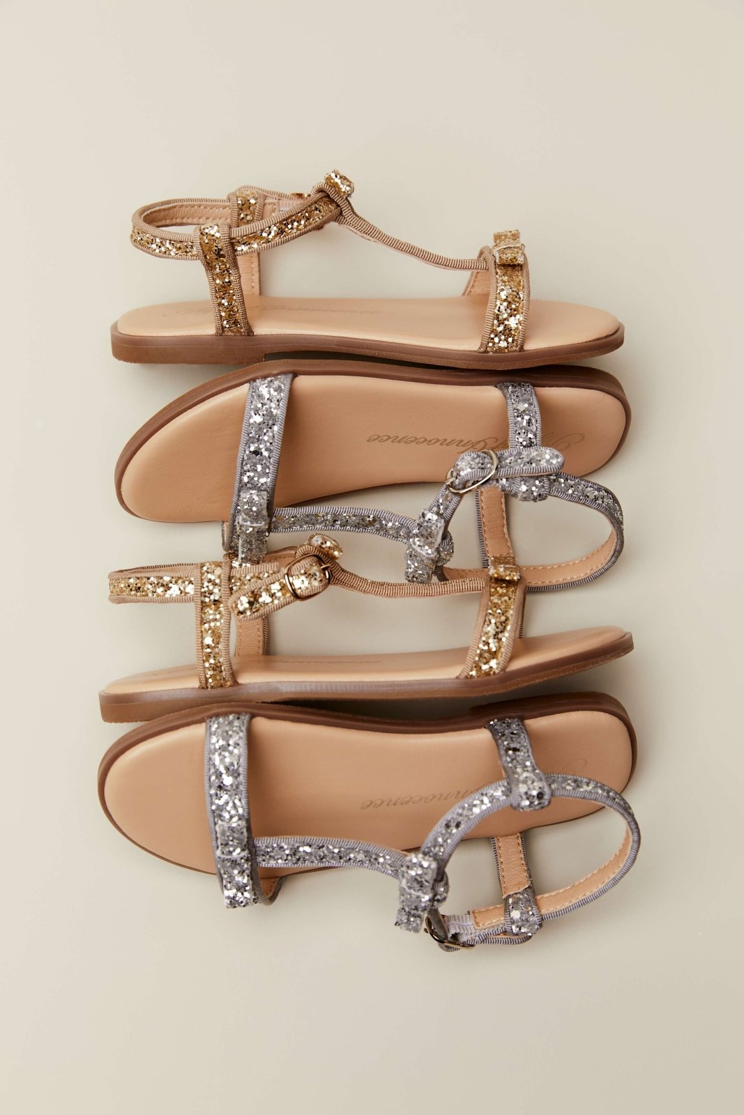 Nell Gold Sandals by Age of Innocence
