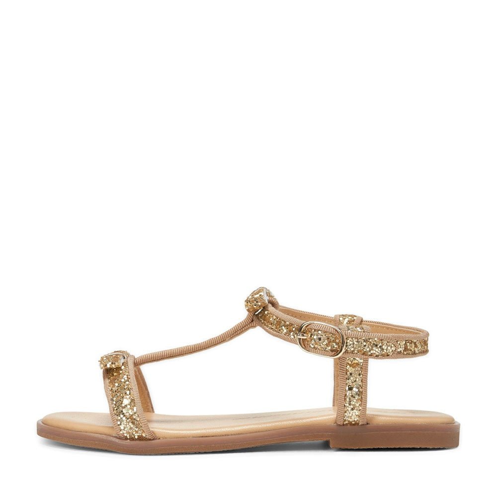 Nell Gold Sandals by Age of Innocence