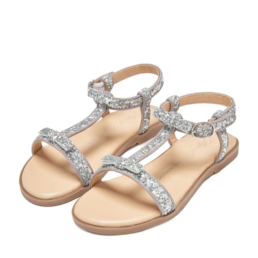 Nell Silver Sandals by Age of Innocence