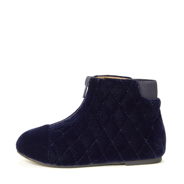 designer Nicole Velvet Navy for girls by Age of Innocence