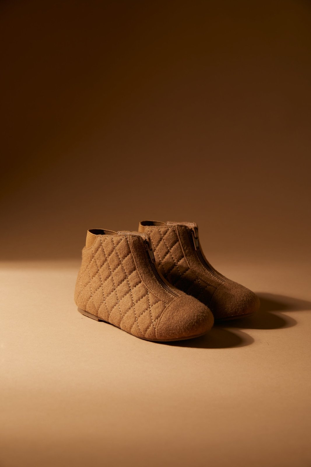 Nicole Wool Beige Boots Age of Innocence