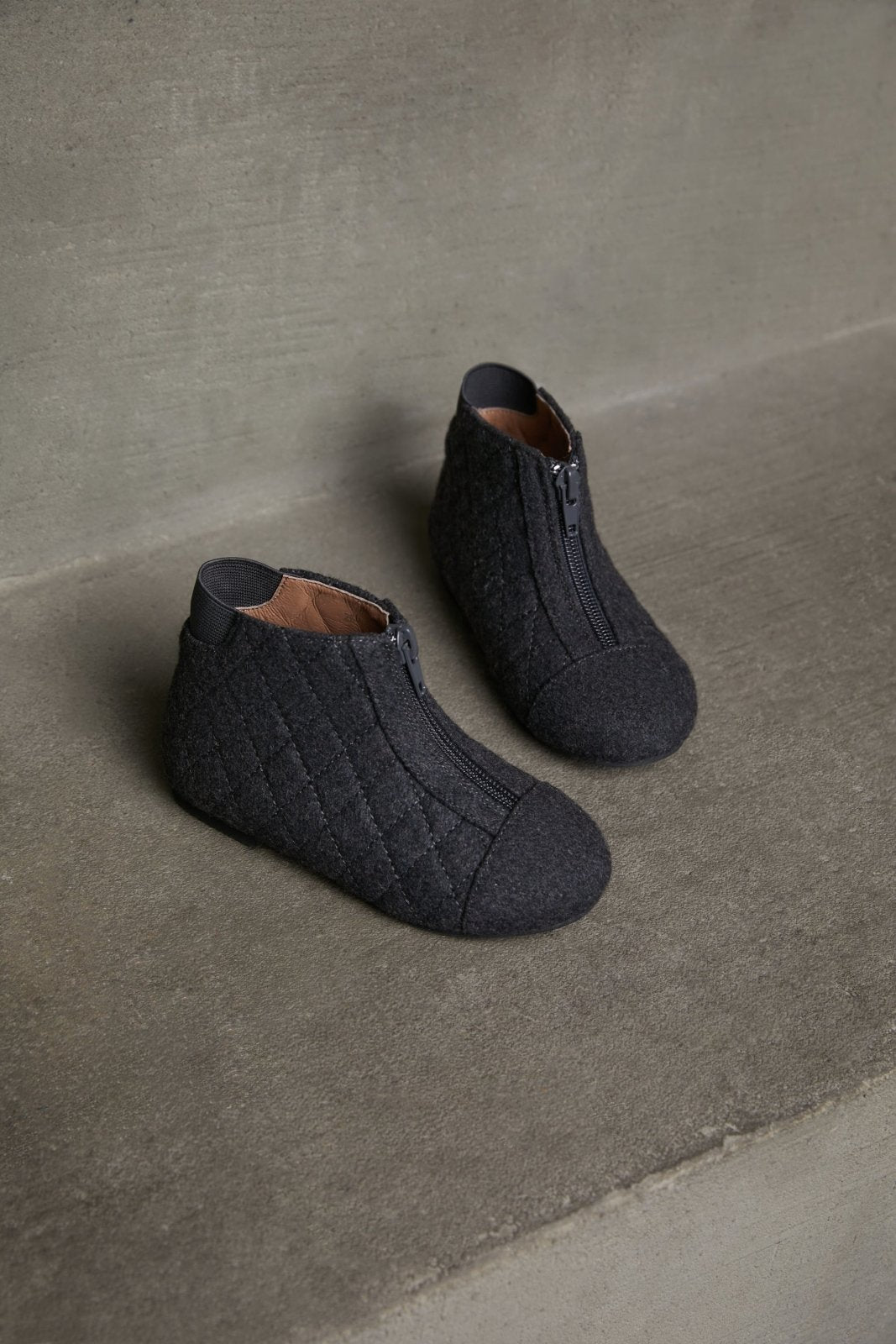Nicole Wool Dark Grey Boots Age of Innocence