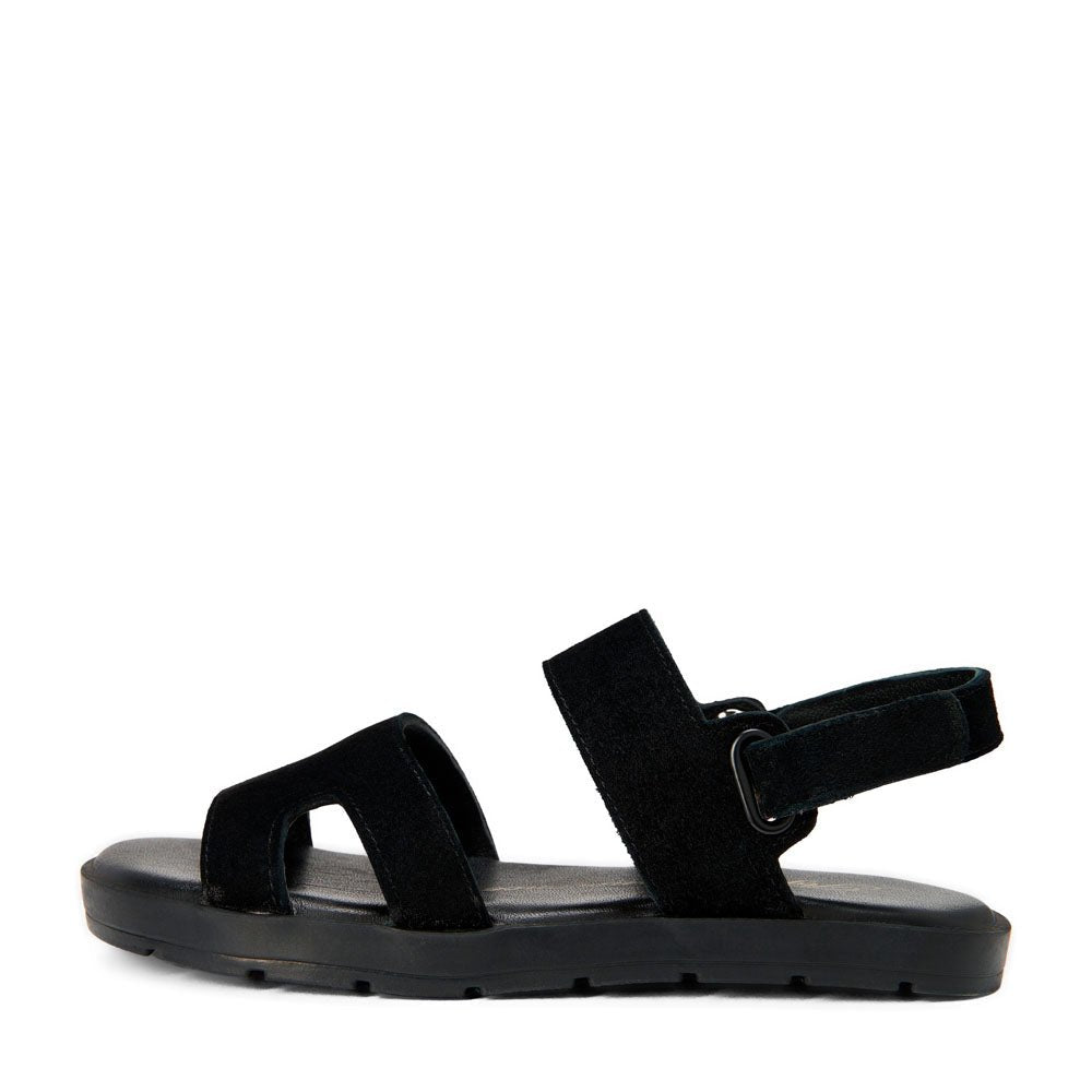 Noa Suede Black Sandals Age of Innocence