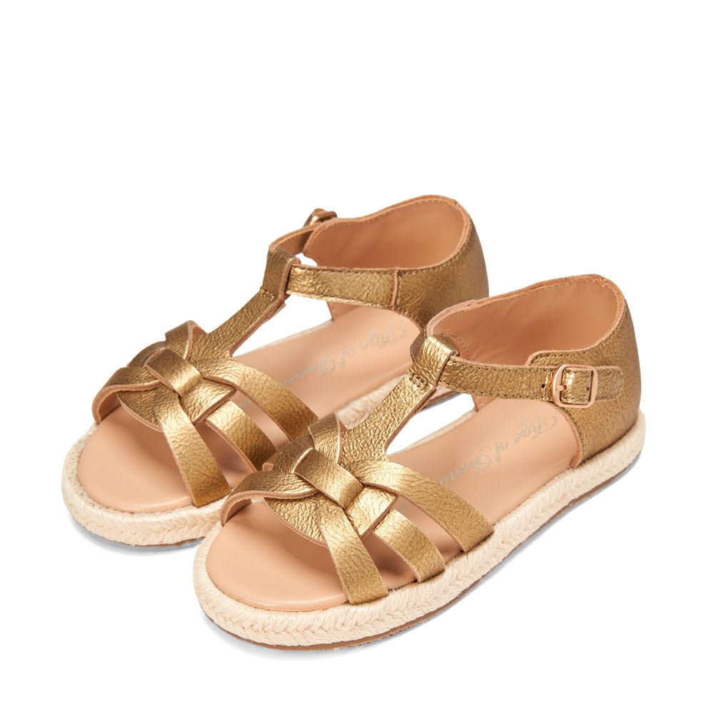 Patricia 2.0 Gold Sandals Age of Innocence