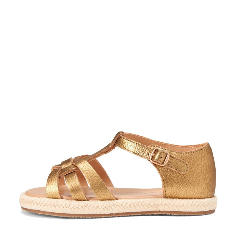 Patricia 2.0 Gold Sandals by Age of Innocence
