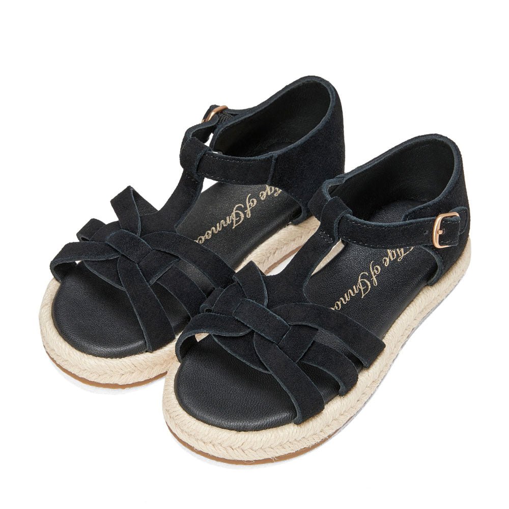 Patricia 2.0 Suede Black Sandals Age of Innocence