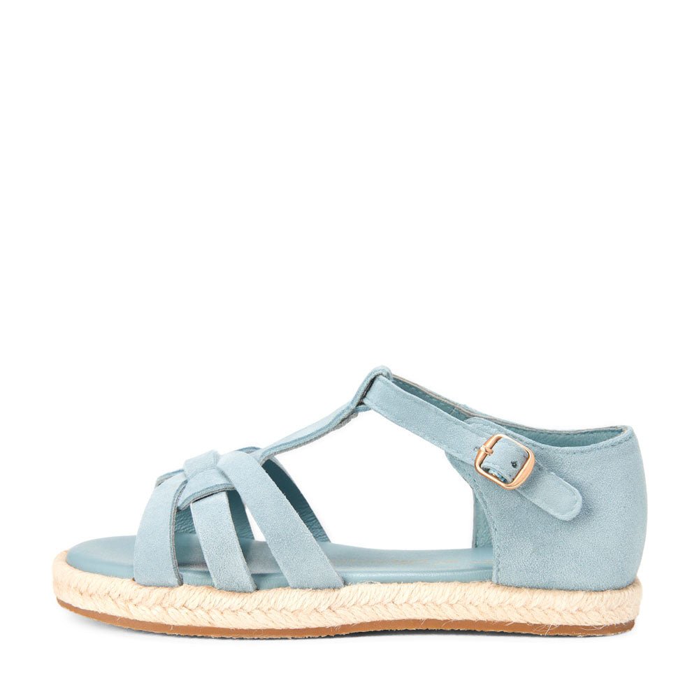Patricia 2.0 Suede Blue Sandals by Age of Innocence