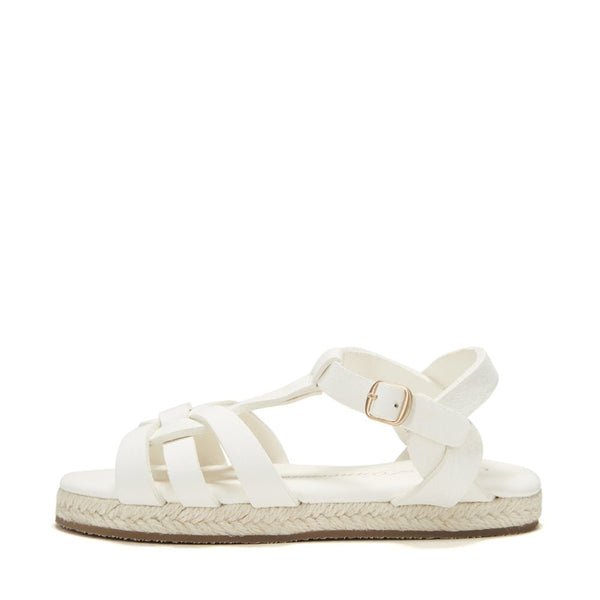 Patricia White Sandals by Age of Innocence