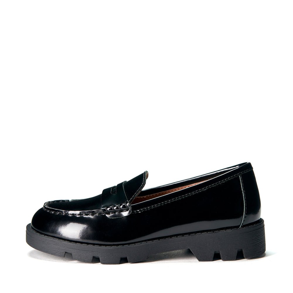 Paula Black Loafers by Age of Innocence