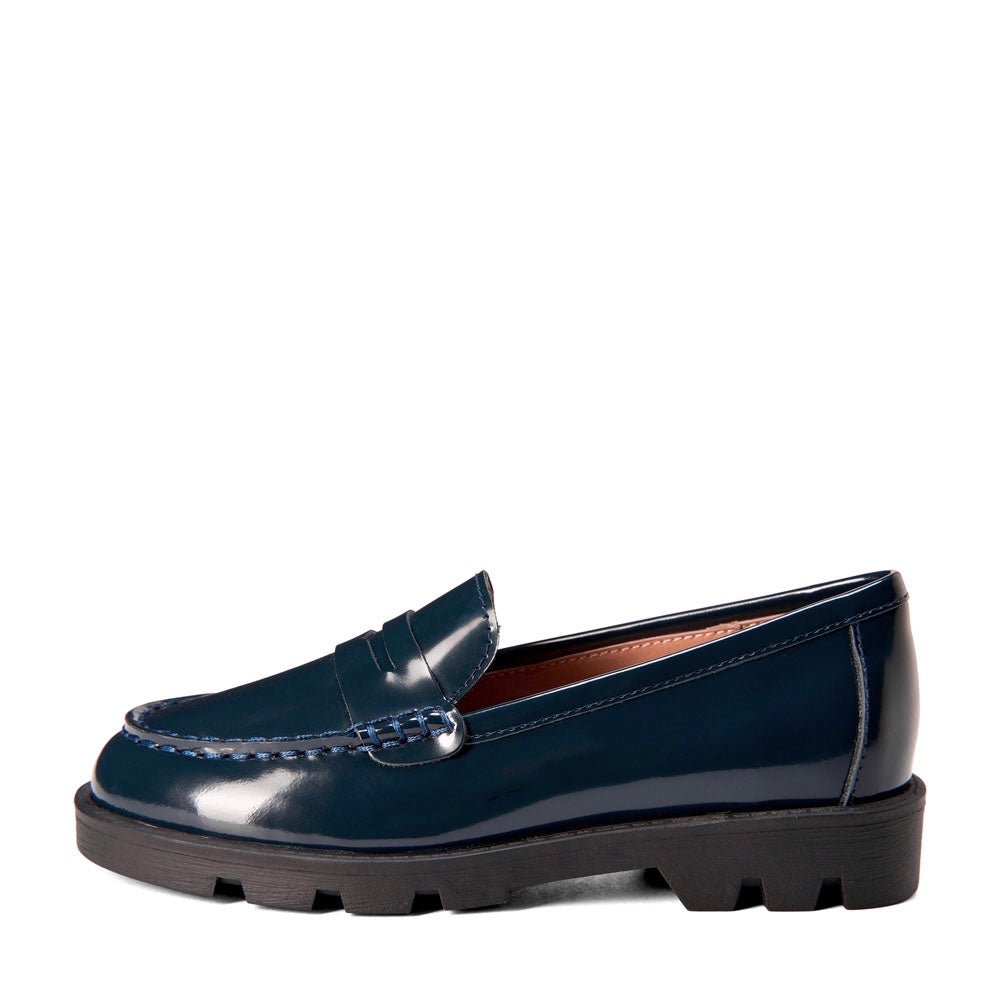 Age of Innocence Paula Glossed-Leather Soft Wool Loafers | Navy | 35 | Adult | Kids | Maisonette Age of Innocence Paula Glossed-Leather Soft Wool Loafers | Navy | 35 | Adult | Kids | Maisonette
