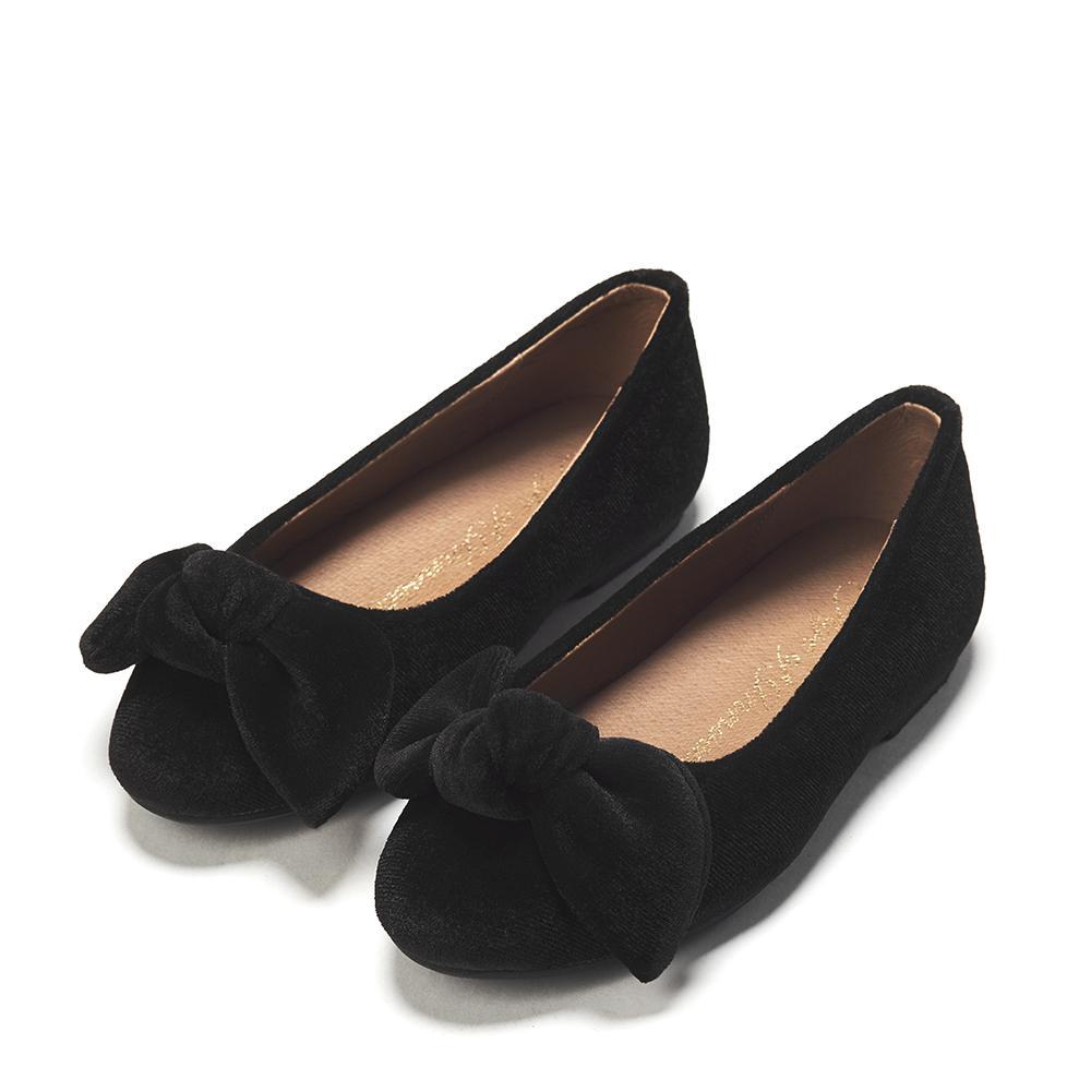 Poppy Black Ballerinas by Age of Innocence