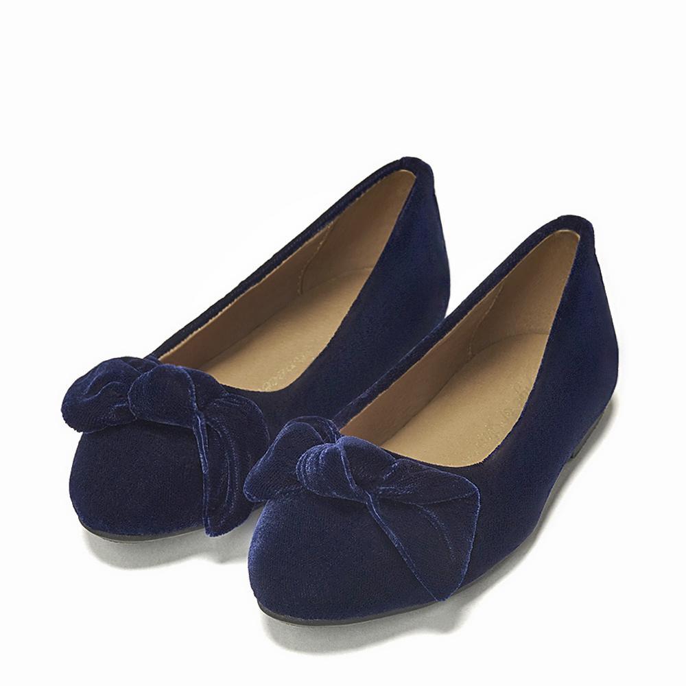 Poppy Navy Ballerinas by Age of Innocence