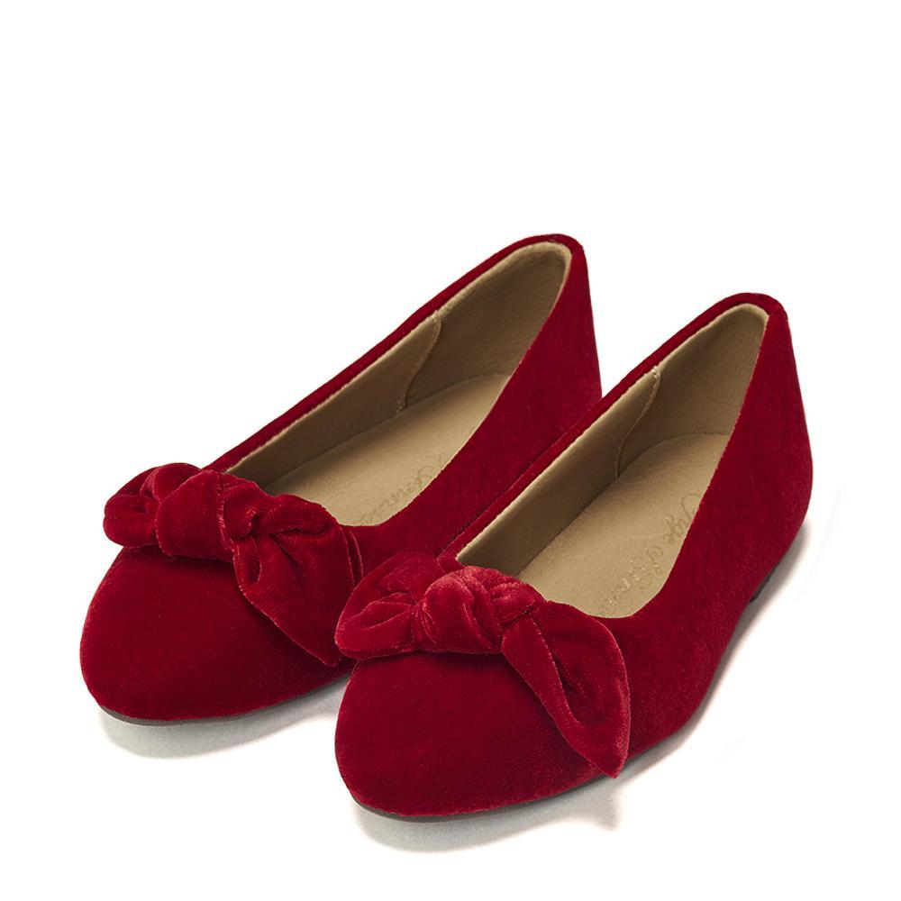 Poppy Red Ballerinas by Age of Innocence